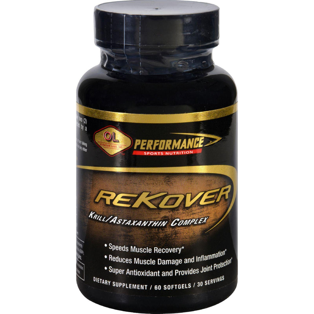 Olympian Labs Krill Astaxanthin Complex - Rekover - 60 Softgels