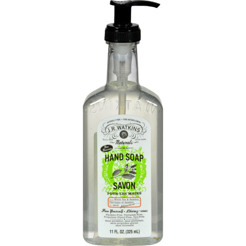 J.r. Watkins Liquid Hand Soap - White Tea And Bamboo - 11 Fl Oz