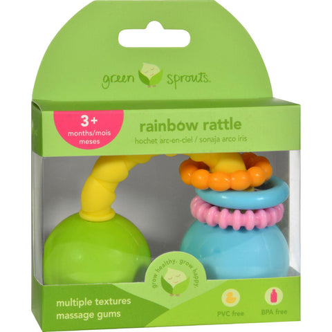 Green Sprouts Rattle - Rainbow - Unisex - 3 Months - 1 Count