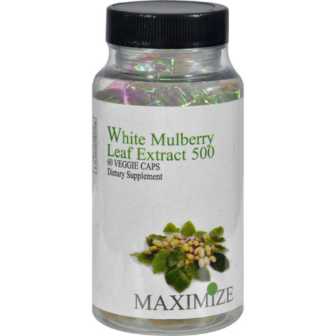 Maximum International White Mulberry Leaf Extract 500 - 60 Veg Capsules