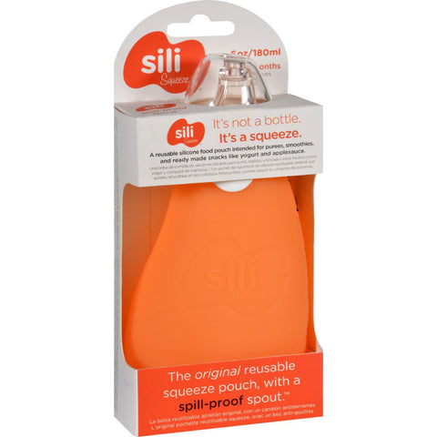 Sili Squeeze Bottle - Original - Orange Citrus - 6 Oz