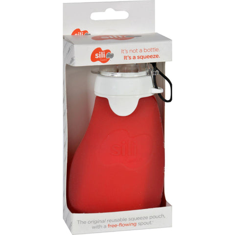 Sili Squeeze Bottle - Original With Eeeze - Red - 4 Oz