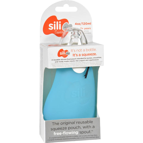 Sili Squeeze Bottle - Original With Eeeze - Blue - 4 Oz