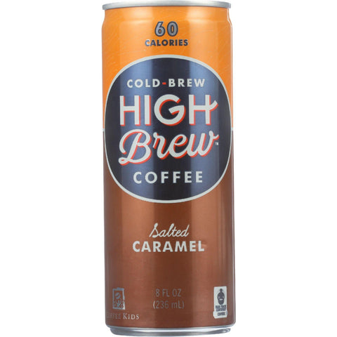High Brew Coffee Coffee - Ready To Drink - Salted Caramel - 8 Oz - Case Of 12