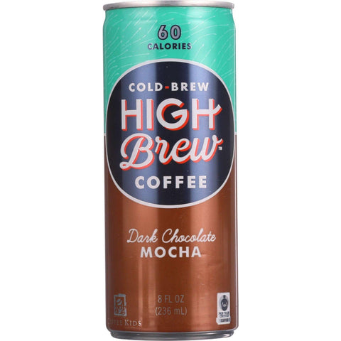 High Brew Coffee Coffee - Ready To Drink - Dark Chocolate Mocha - 8 Oz - Case Of 12
