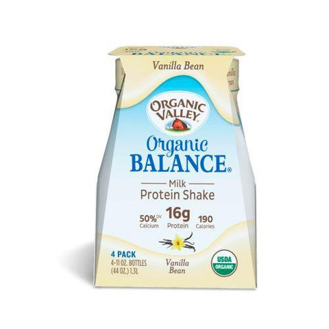 Organic Valley Balance Milk Protien Shake - Vanilla - Case Of 3 - 4-11oz Bottle