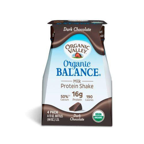 Organic Valley Balance Milk Protien Shake - Chocoloate - Case Of 3 - 4-11oz Bottle