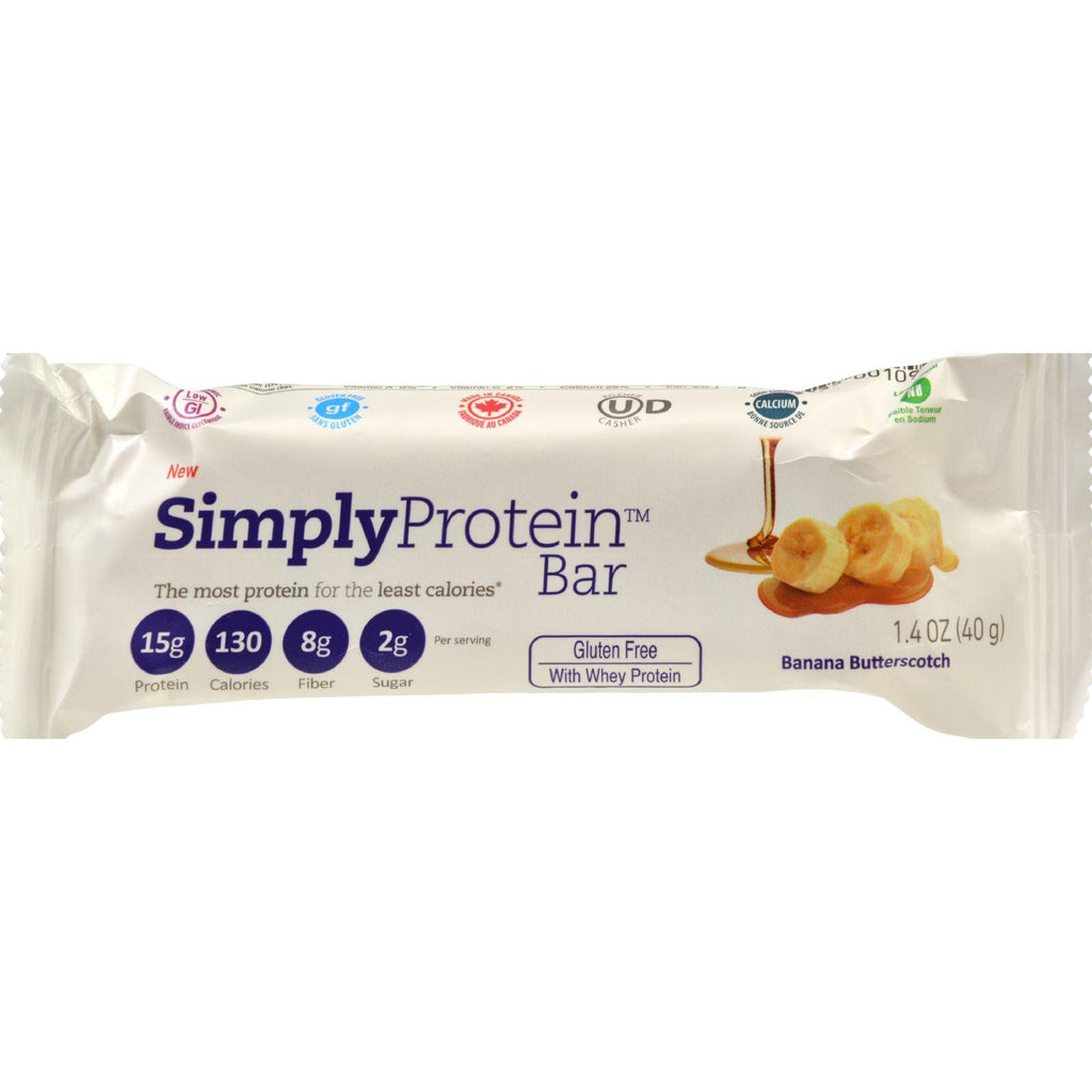 Simplyprotein Bar - Whey - Banana Butterscotch - 40 Grams - Pack Of 12