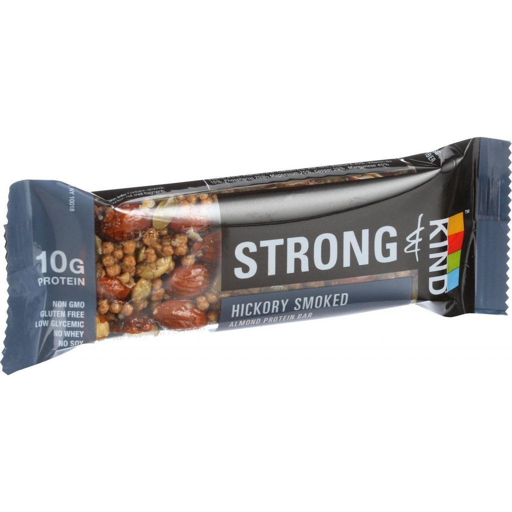 Strong And Kind Bar - Hickory Smoked - 1.6 Oz Bars - Case Of 12