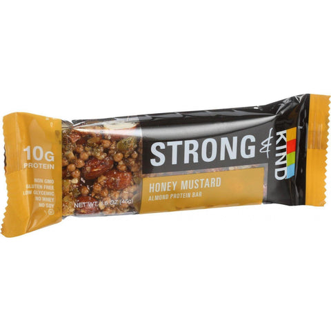 Strong And Kind Bar - Honey Mustard - 1.6 Oz Bars - Case Of 12