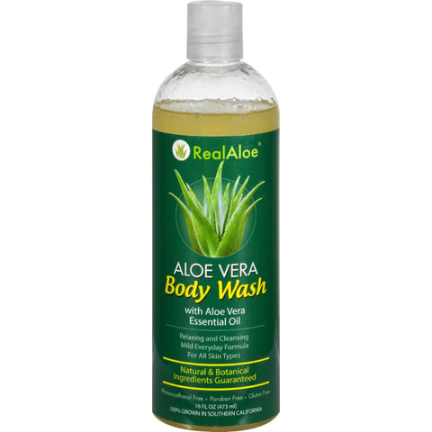 Real Aloe Body Wash - Aloe Vera - 16 Fl Oz