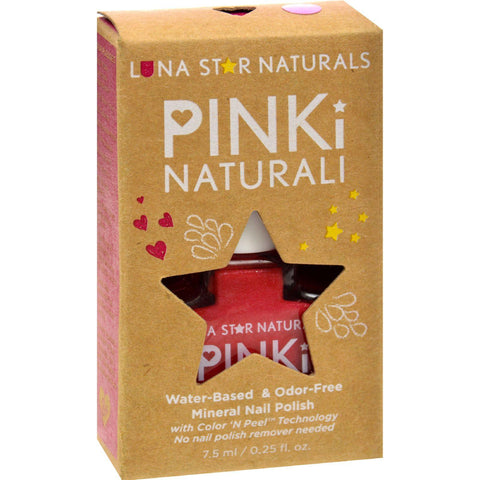 Lunastar Pinki Naturali Nail Polish- Denver (hot Pink) - .25 Fl Oz