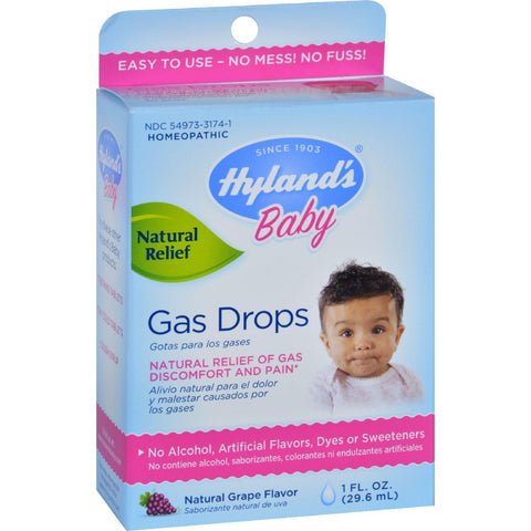 Hylands Homeopathic Baby Gas Drops - 1 Fl Oz