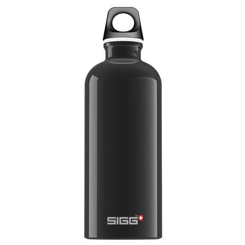 Sigg Water Bottle - Traveller - Black - Case Of 6 - .6 Liter
