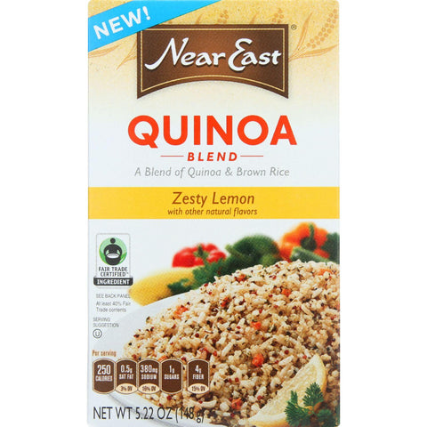 Near East Quinoa Blend - Zesty Lemon - 5.22 Oz - Case Of 12