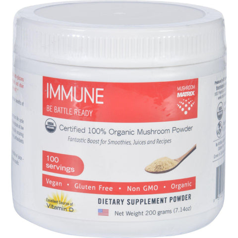 Mushroom Matrix Immune Matrix - Organic - Powder - 7.14 Oz