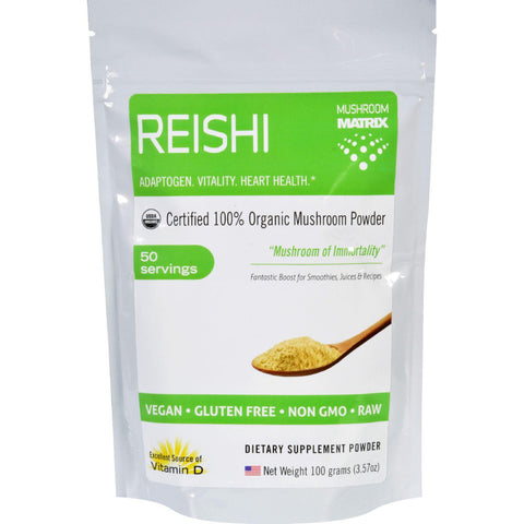 Mushroom Matrix Reishi - Organic - Powder - 3.57 Oz