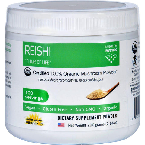 Mushroom Matrix Reishi - Organic - Powder - 7.14 Oz