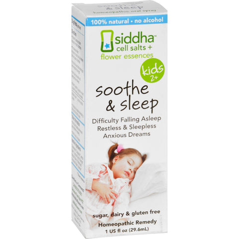 Siddha Flower Essences Soothe And Sleep - Kids - Age Two Plus - 1 Fl Oz