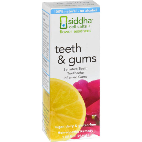 Siddha Flower Essences Teeth And Gums - 1 Fl Oz