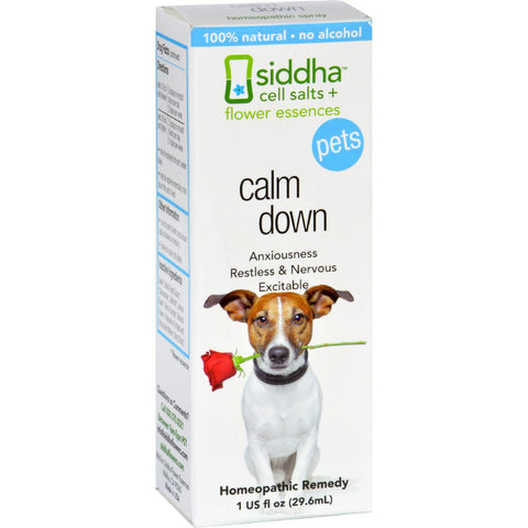 Siddha Flower Essences Calm Down - Pets - 1 Fl Oz