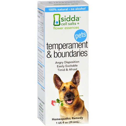 Siddha Flower Essences Temperment And Boundaries - Pets - 1 Fl Oz