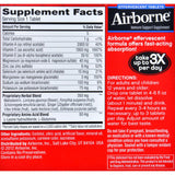 Airborne Effervescent Tablets With Vitamin C - Very Berry - 10 Tablets