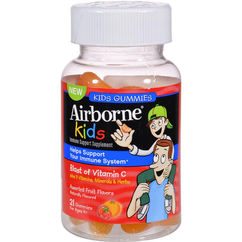 Airborne Vitamin C Gummies For Kids - Fruit - 21 Count