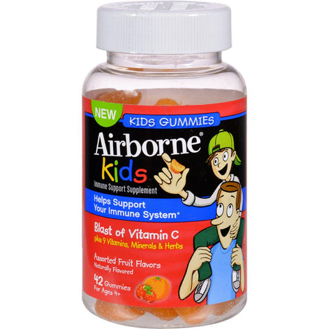Airborne Vitamin C Gummies For Kids - Fruit - 42 Count