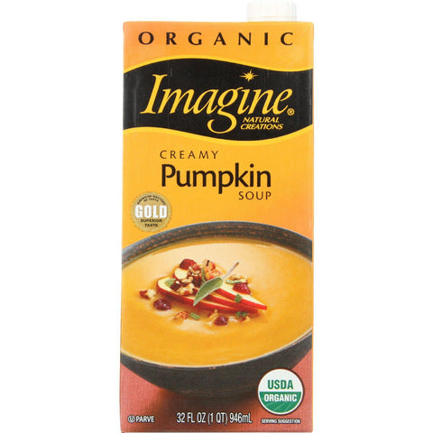 Imagine Foods Soup - Organic - Creamy Pumpkin - 32 Oz - Case Of 12