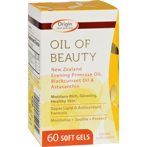 Origin New Zealand Oil Of Beauty - 60 Softgels