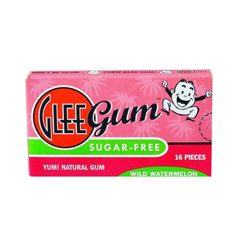 Glee Gum Chewing Gum - Wild Watermelon - Sugar Free - 16 Pieces - Case Of 20