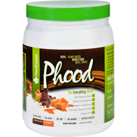 Plantfusion Phood Shake - Powder - Chocolate Caramel - 15.9 Oz