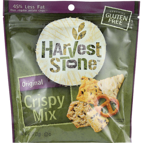 Harvest Stone Snack Mix - Crispy - Original - Gluten Free - 4 Oz - Case Of 12