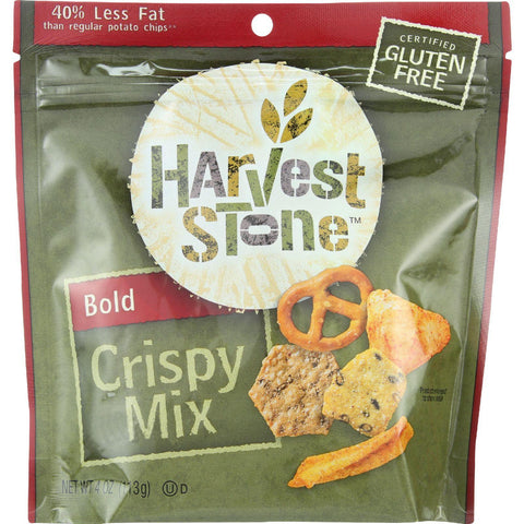 Harvest Stone Snack Mix - Crispy - Bold - Gluten Free - 4 Oz - Case Of 12