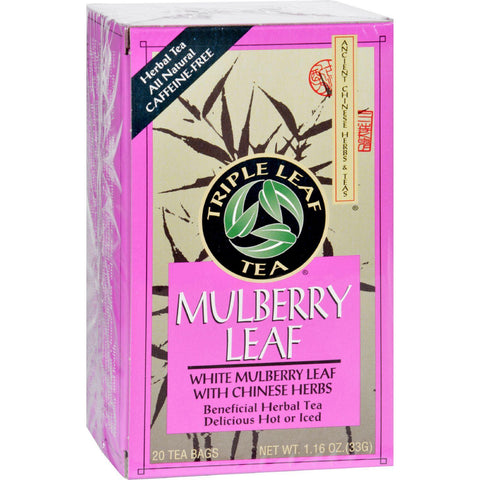 Triple Leaf Tea - Mulberry Leaf - 20 Tea Bags - 1 Case