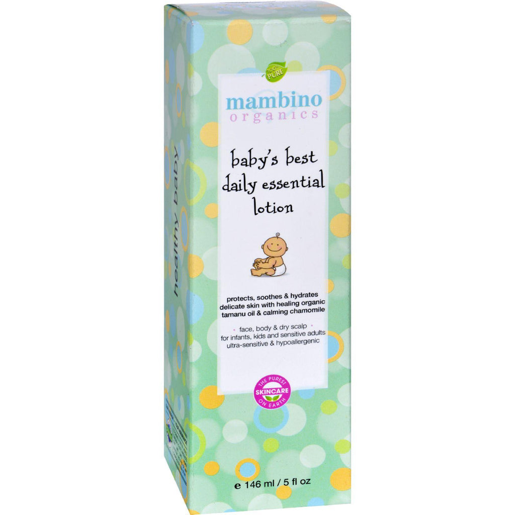 Mambino Organics Lotion - Baby's Best - Daily Essential - 5 Fl Oz