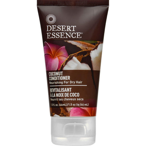 Desert Essence Conditioner - Nourishing - Coconut - Trvl - 1.5 Oz - 1 Case