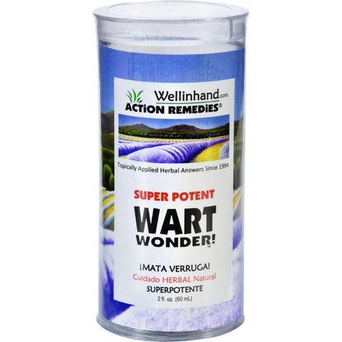 Wellinhand Action Remedies Wart Wonder - Super Potent - 2 Fl Oz