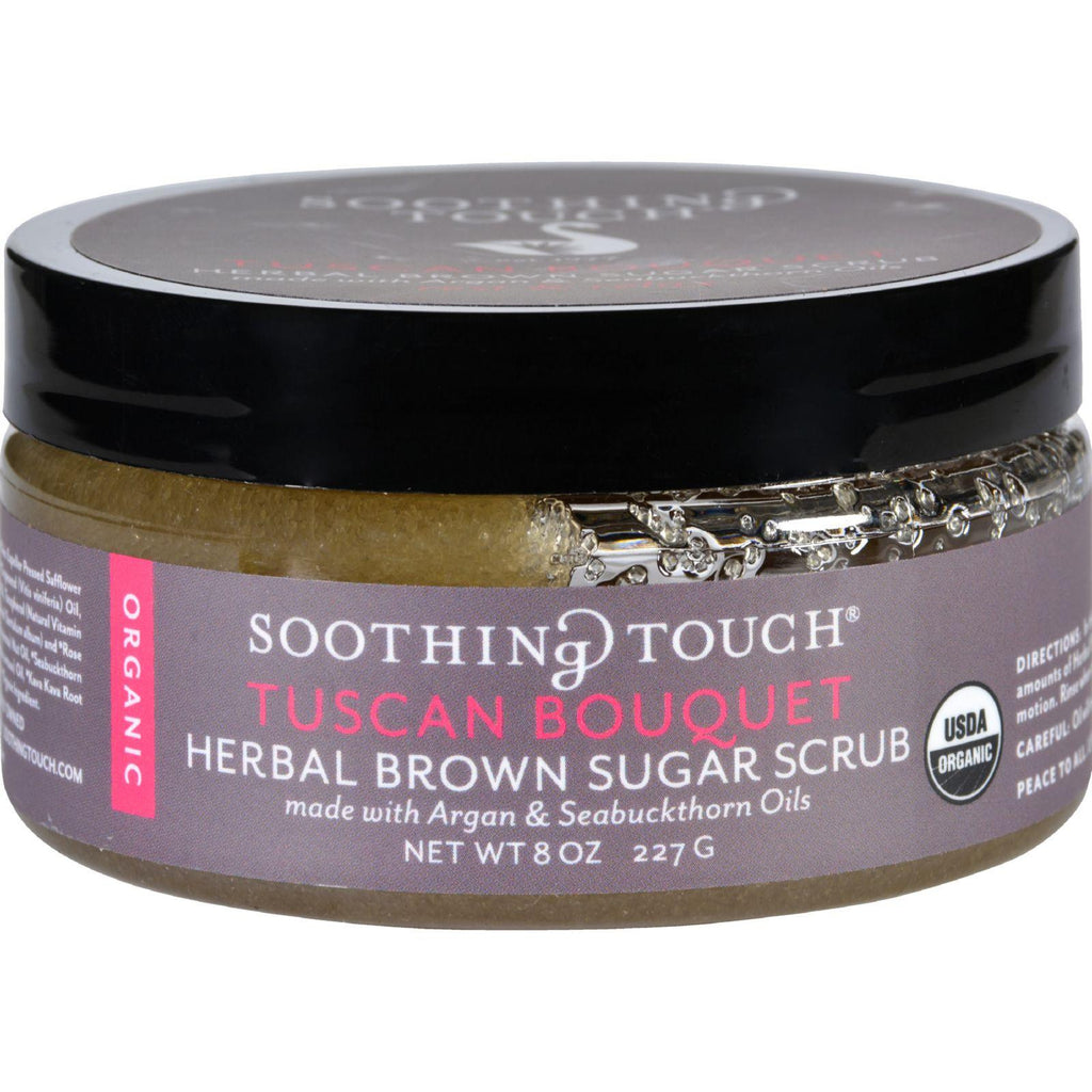 Soothing Touch Scrub - Organic - Sugar - Tuscan Bouquet - 8 Oz