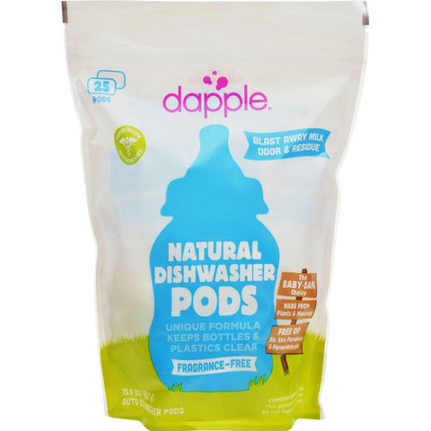 Dapple Dishwasher Pods - Automatic - Fragrance Free - 25 Count