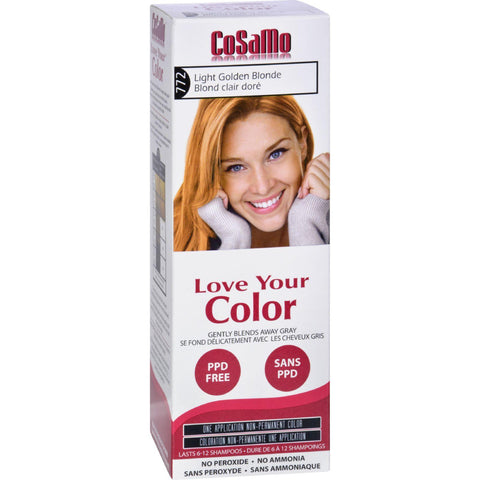 Love Your Color Hair Color - Cosamo - Non Permanent - Lt Gold Blonde - 1 Ct