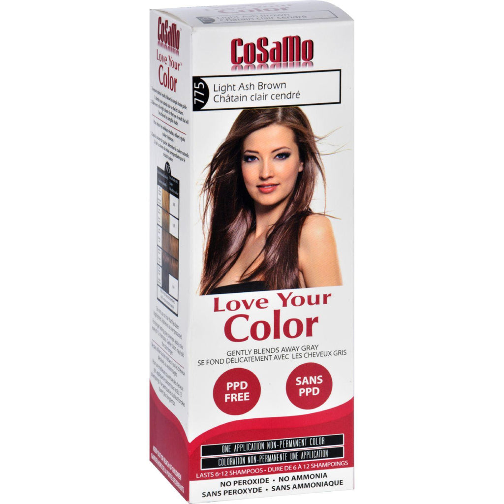 Love Your Color Hair Color - Cosamo - Non Permanent - Lt Ash Brown - 1 Ct