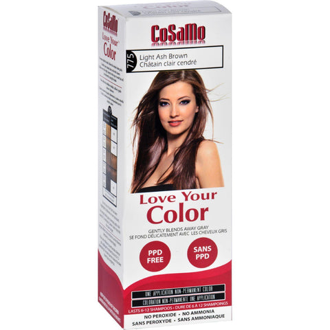 Love Your Color Hair Color - Cosamo - Non Permanent - Lt Ash Brown - 1 Ct