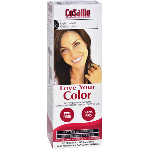Love Your Color Hair Color - Cosamo - Non Permanent - Light Brown - 1 Count