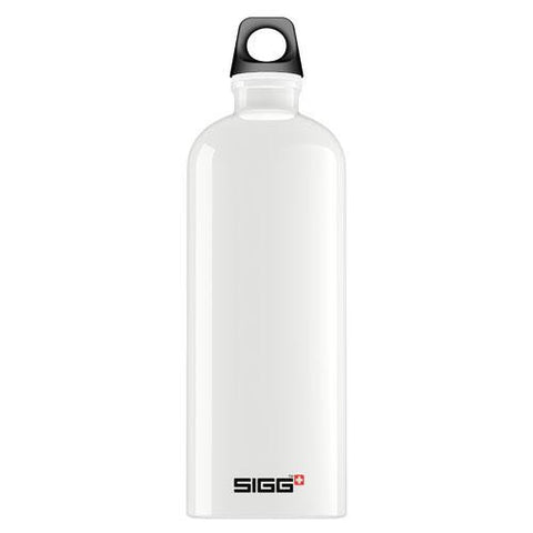 Sigg Water Bottle - Traveller White - 1 Liter