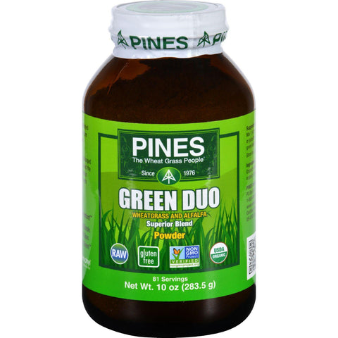 Pines International Green Duo - Organic - Powder - 10 Oz
