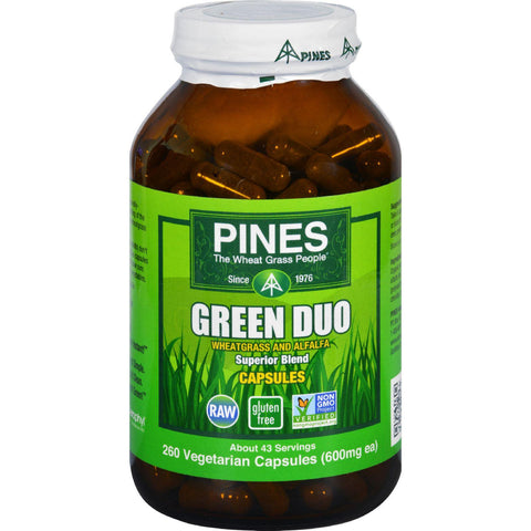 Pines International Green Duo - Organic - Capsules - 260 Veg Capsules