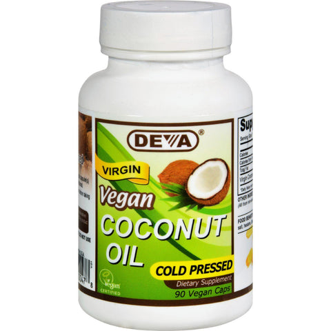 Devan Vegan Vitamins Coconut Oil - Vegan - 90 Vegan Capsules