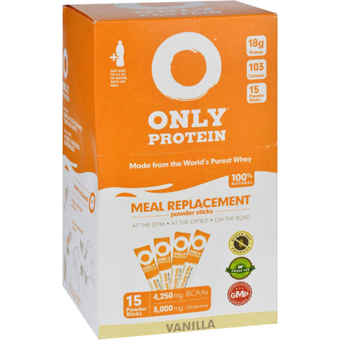 Only Protein Meal Replacement - Whey - Packets - Vanilla - 15 Count